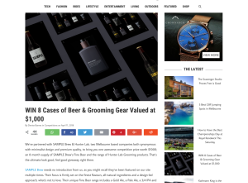 Win 8 Cases of Beer & Grooming Gear