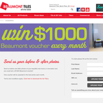 Win a $1,000 Beaumont voucher every month!