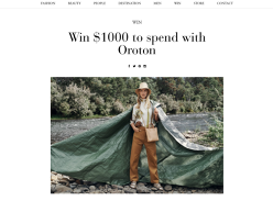 Win a $1,000 Clothing Voucher