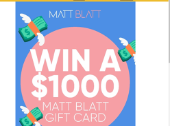 Win a $1,000 Gift Card