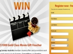 Win a $1,000 Gold Class Movie Voucher
