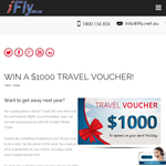 Win a $1,000 iFly travel voucher!