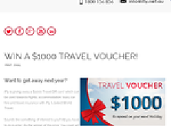 Win a $1,000 iFly travel voucher!