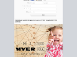 Win a $1,000 MYER gift card!