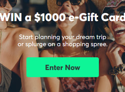 Win a $1,000 Shopping or Travel Gift Card