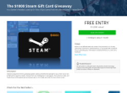 Win a $1,000 Steam gift card!