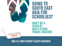 Win a $1,000 'Student Flights' voucher!