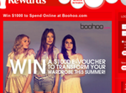 Win a $1,000 to spend online at Boohoo.com!
