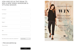 Win a $1,000 Wardrobe & Styling Session