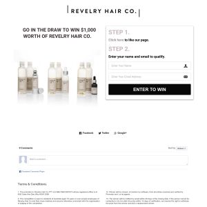 Win a $1,000 worth of 'Revelry Hair Co.'!