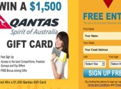 Win a $1,500 Qantas Gift Card