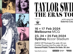 Win a 1 of 2 Double Pass to Taylor Swift