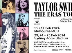 Win a 1 of 2 Double Pass to Taylor Swift