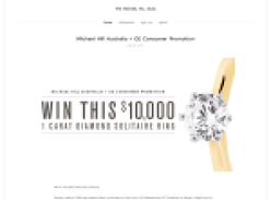 Win a $10,000 1 Carat Diamond Solitaire Ring!