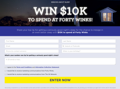 Win a $10,000 Bedroom Voucher