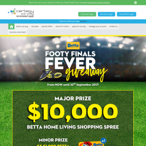 Win a $10,000 Betta Home Living Shopping Spree or 1 of 5 $1,000 Betta Home Living Vouchers