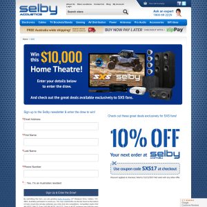 Win a $10,000 home theatre system!