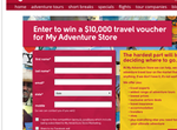 Win a $10,000 travel voucher