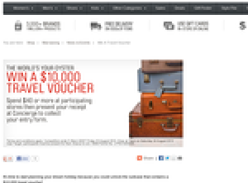 Win a $10,000 travel voucher!