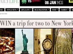 Win a $10,000 trip for 2 to New York!