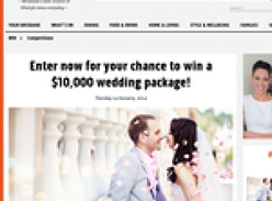 Win a $10,000 wedding package!