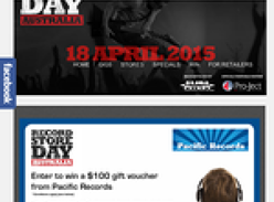 Win a $100 gift voucher for Pacific Records