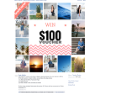 Win a $100 gift voucher to Sash & Belle