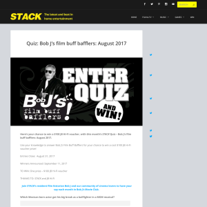 Win a $100 JB Hi-Fi voucher