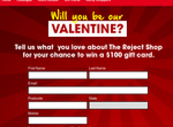 Win a $100 Reject Shop voucher!