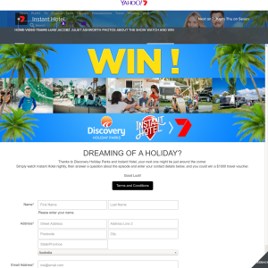 Win a $1000 Discovery Holiday Parks voucher