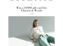 Win a $1000 gift card for Viktoria & Woods