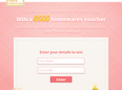 Win a $1000 homewares voucher