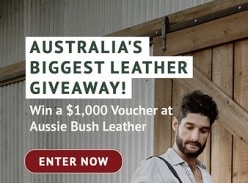 Win a $1000 Voucher for Aussie Bush Leather