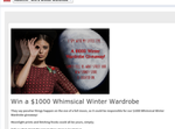 Win a $1000 Whimsical Winter Wardrobe