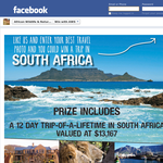 Win a 12-day trip of a lifetime in South Africa!
