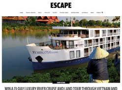 Win a 13-day luxury river cruise & land tour through Vietnam & Cambodia with APT!