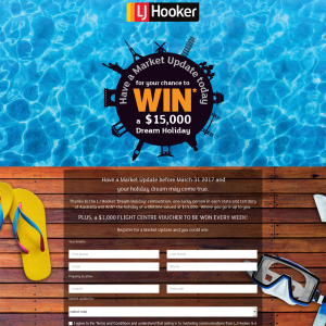 Win a $15,000 dream holiday + a $1,000 Flight Centre gift card to be won weekly!