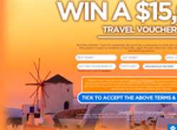 Win a $15,000 travel voucher!