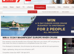 Win a 15 day magnificent European river cruise!