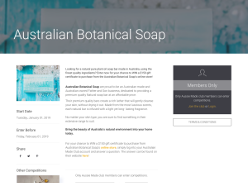 Win a $150 gift certificate to purchase from the Australian Botanical Soap