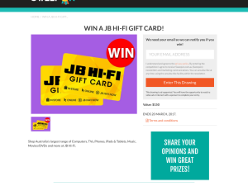 Win a $150 'JB Hi-Fi' gift card!