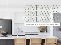 Win a $1K Gift Voucher to spend at Abide Interiors