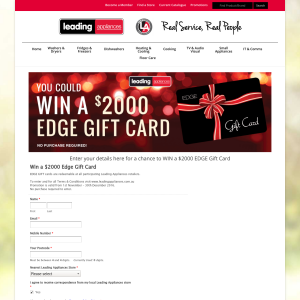 Win a $2,000 'Edge' gift card!