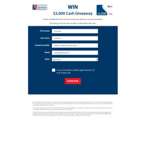 Win a $2,000 eftpos Gift Card