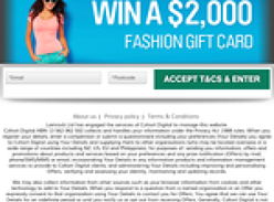 Win a $2,000 Fashion Gift Card