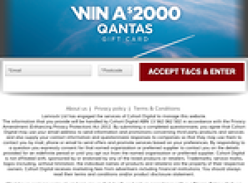 Win a $2,000 Qantas Gift Voucher