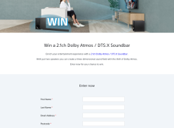 Win a 2.1ch Dolby Atmos / DTS:X Soundbar