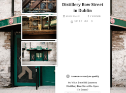Win a 2-day trip to the 'Jameson Distillery Bow Street' in Dublin!