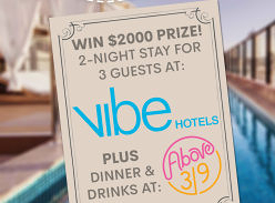 Win a 2-Night Stay at Vibe Hotel Sydney Darling Harbour