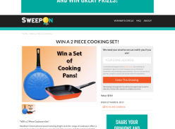 Win a 2-piece cooking set, valued at $310!